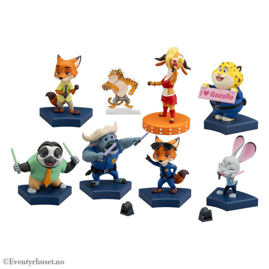 Zootopia Mini Egg Attack Blind Box Figures Concert Series 8 cm Assortment (6) Toys