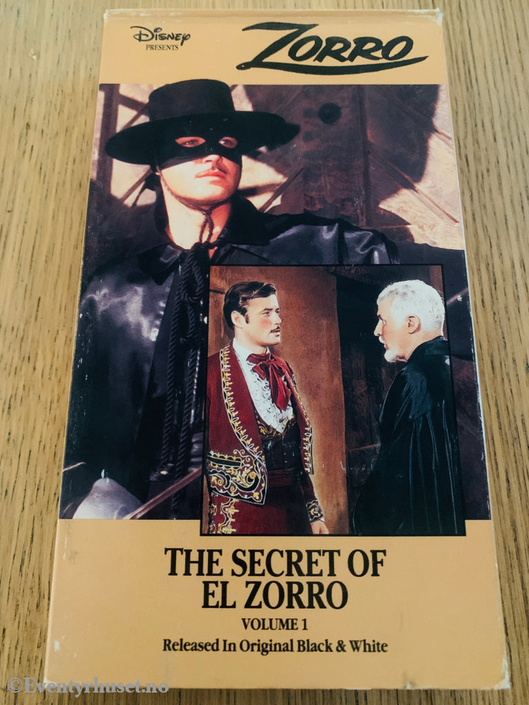 Zorro: The Secret of El Zorro Volume 1 1957 VHS.