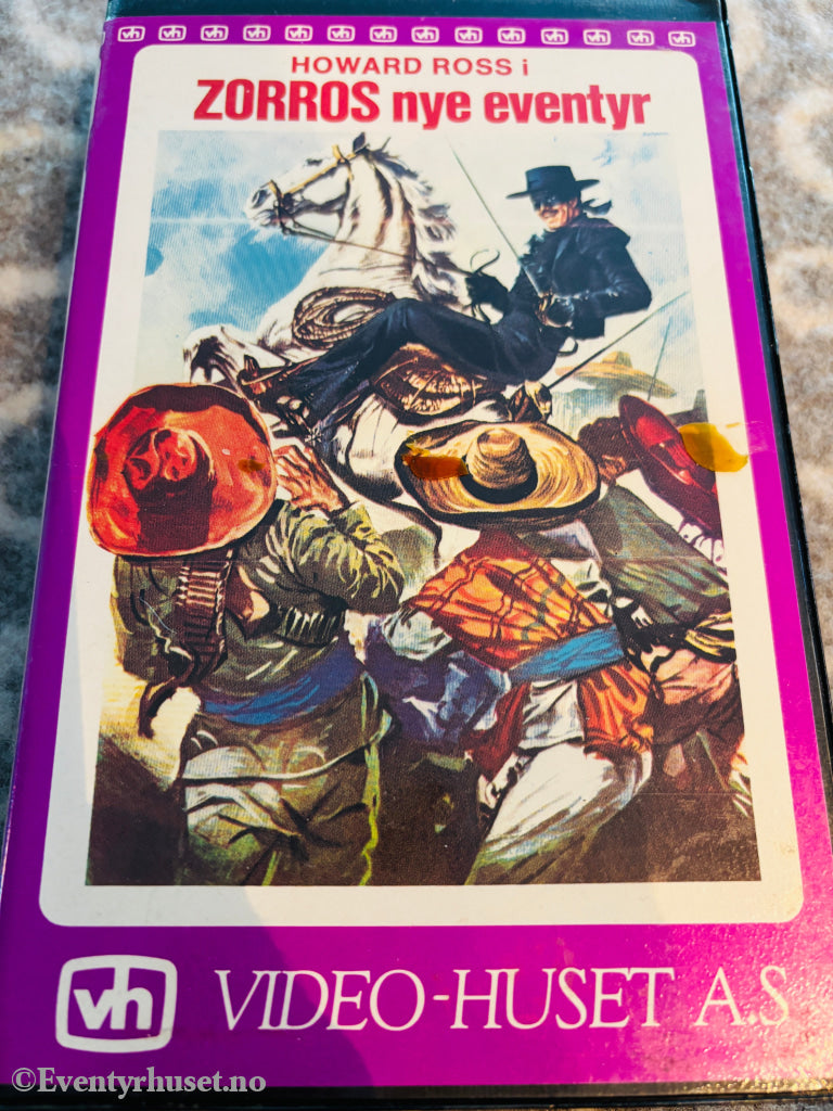 Zorros nye eventyr. Video 2000. V2000