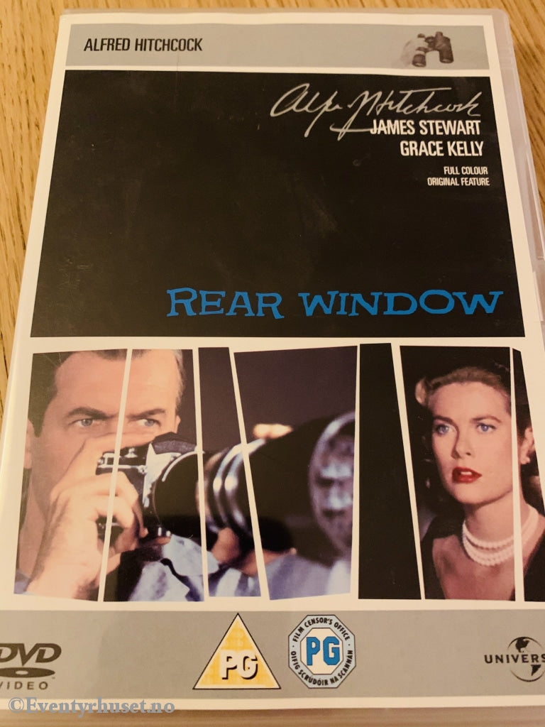 Alfred Hitchcock. Rear Window. Dvd. Dvd