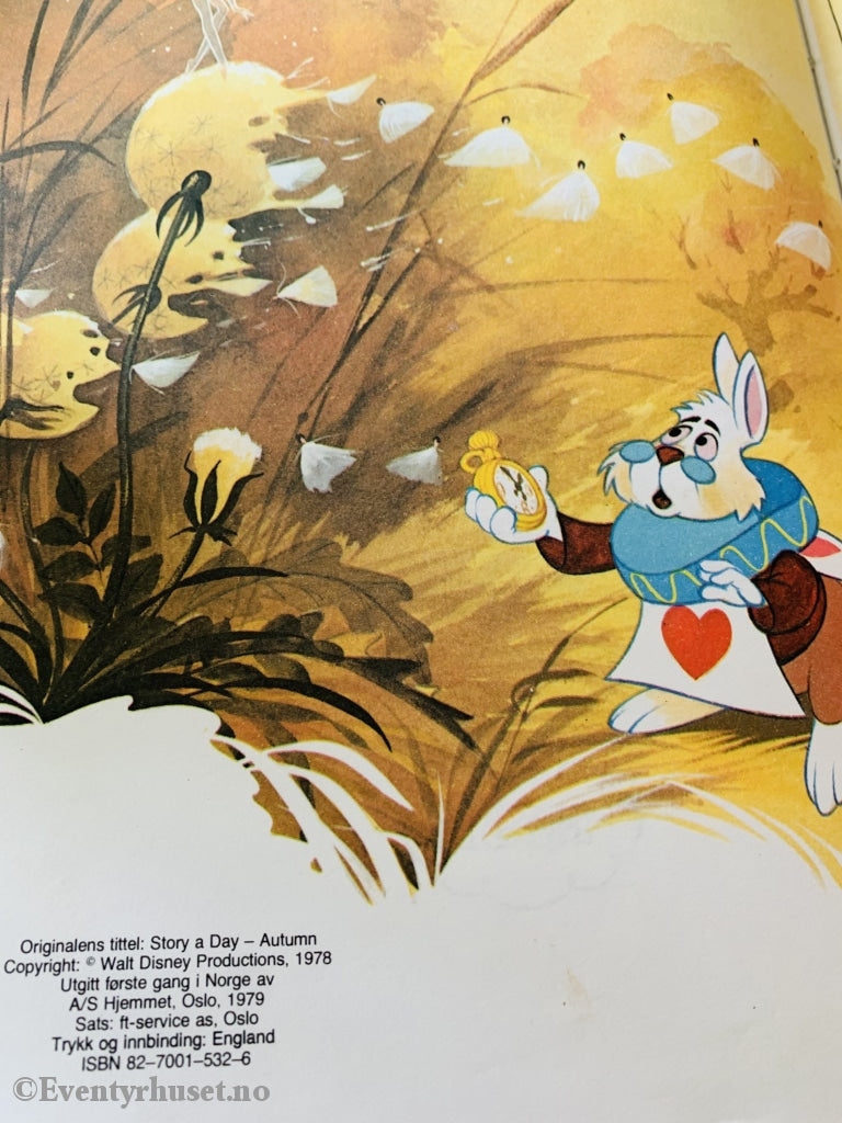 Året Rundt Fortellinger Fra Walt Disneys Eventyrverden. Høst. 1979. Eventyrbok