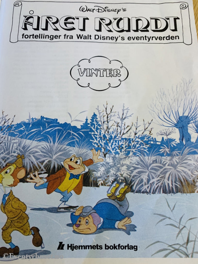 Året Rundt Fortellinger Fra Walt Disneys Eventyrverden. Vinter. 1979. Eventyrbok