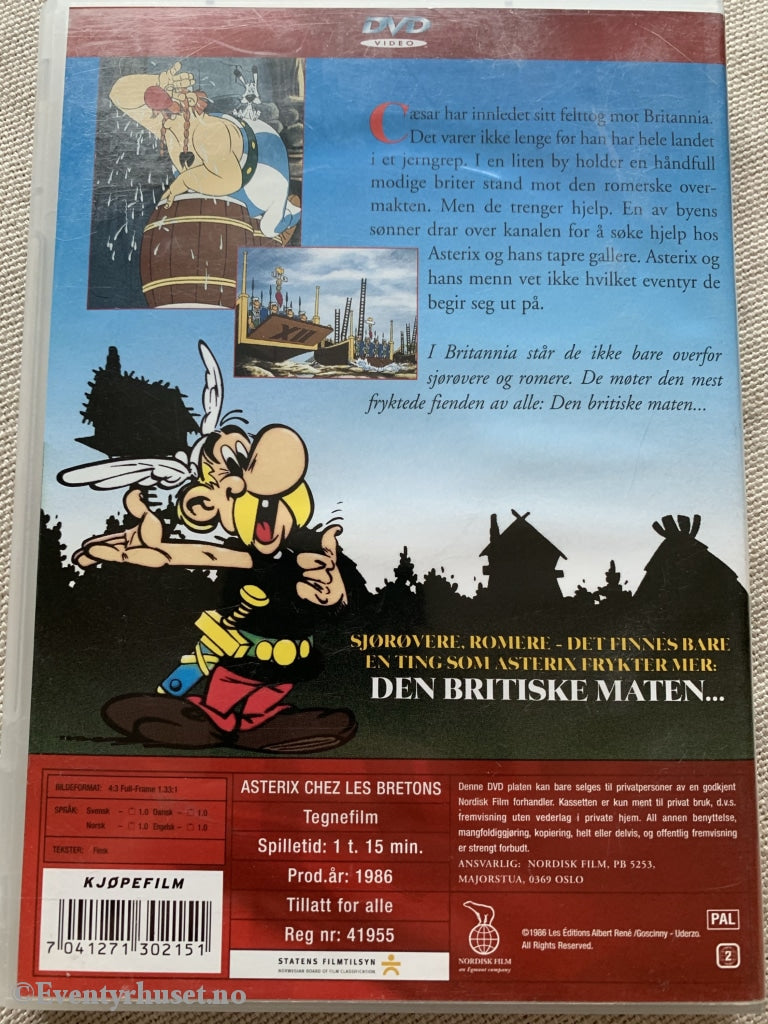 Asterix Hos Britene. 1986. Dvd. Dvd