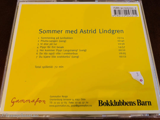 Astrid Lindgren. Sommer Med Cd. Lydbok