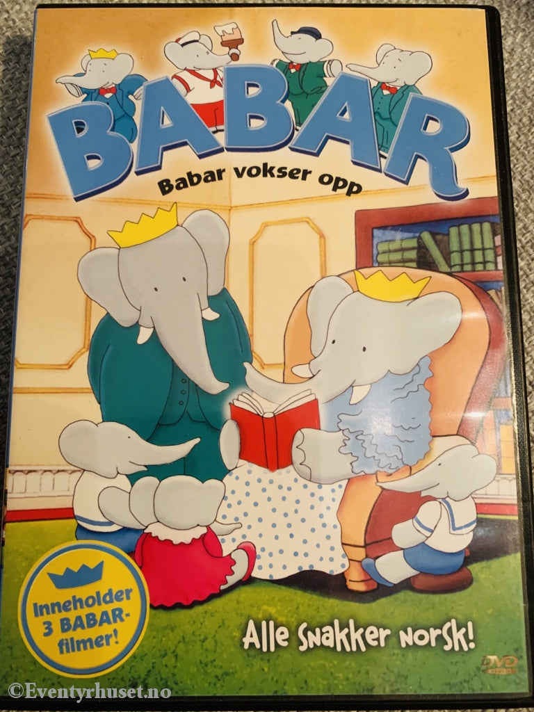 Babar Vokser Opp. 1989. Dvd. Dvd