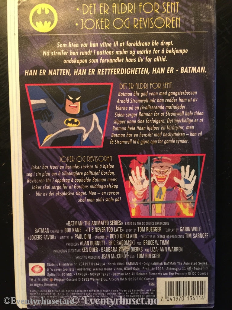 Batman. 1993. Vhs. Vhs