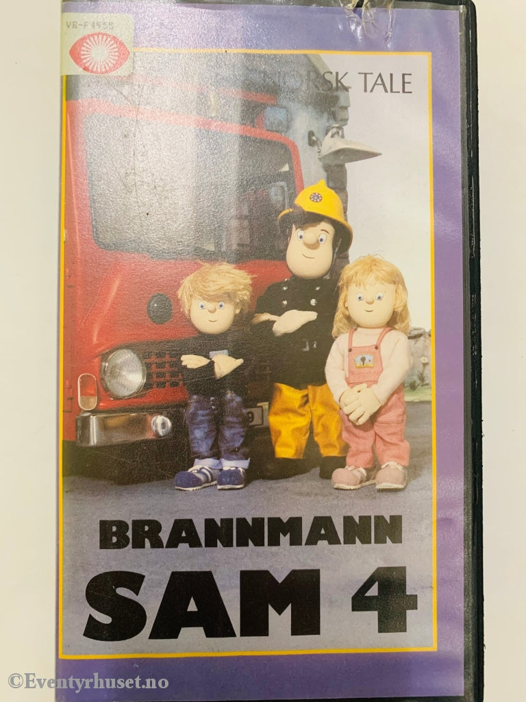 Brannmann Sam 4. 1990. Vhs. Vhs