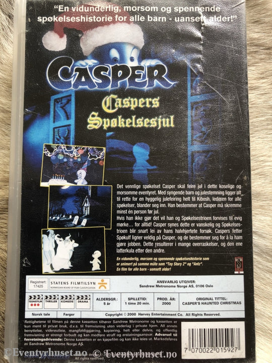 Caspers Spøkelsesjul. 2000. Vhs. Vhs