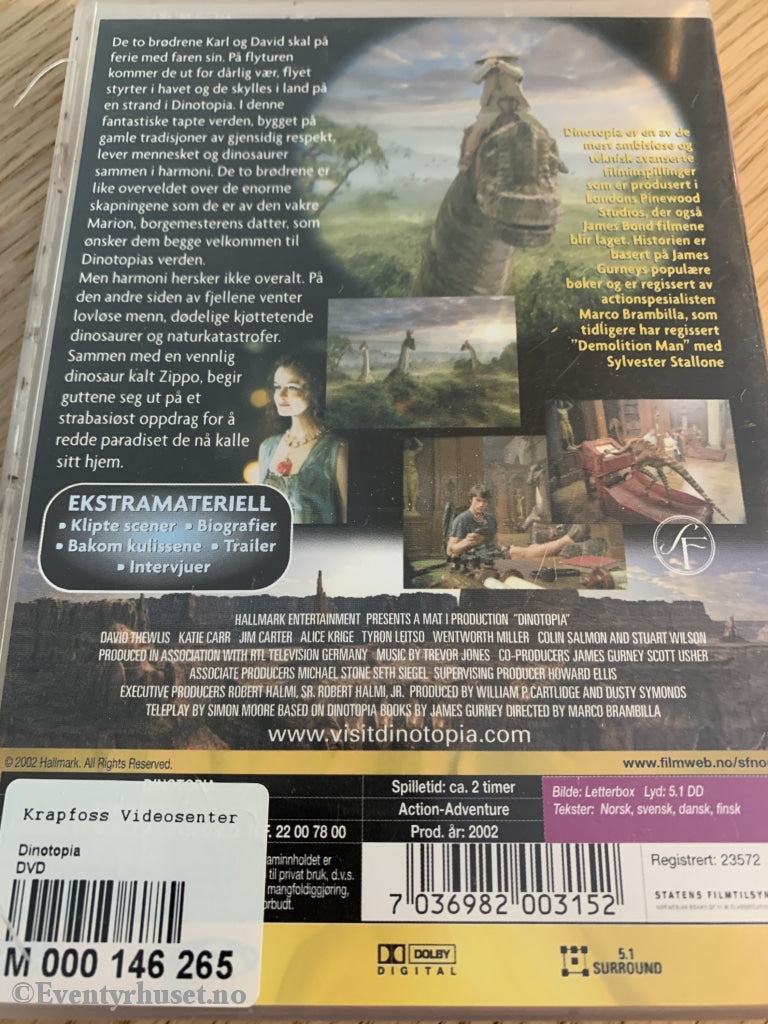 Dinotopia. 2002. Dvd. Dvd