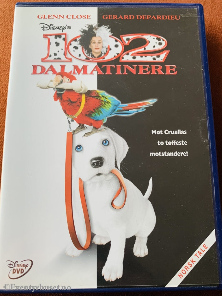 Disney Dvd. 102 Dalmatinere. 2000. Dvd