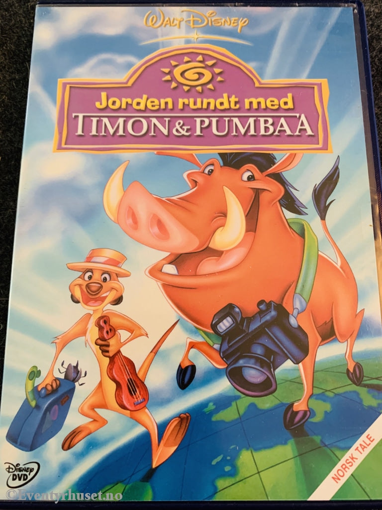 Disney Dvd. Jorden Rundt Med Timon & Pumba. 1996. Dvd