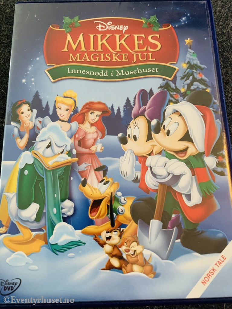 Disney Dvd. Mikkes Magiske Jul. Innesnødd I Musehuset. 2001. Dvd