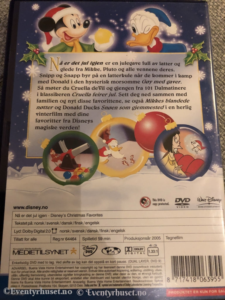 Disney Dvd. Nå Er Det Jul Igjen. 2005. Dvd