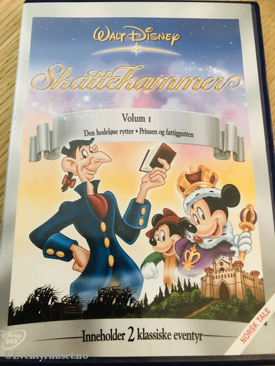 Disney Dvd. Skattekammer Vol. 1. 2004. Den Hodeløse Rytter / Prinsen Og Fattiggutten. Dvd