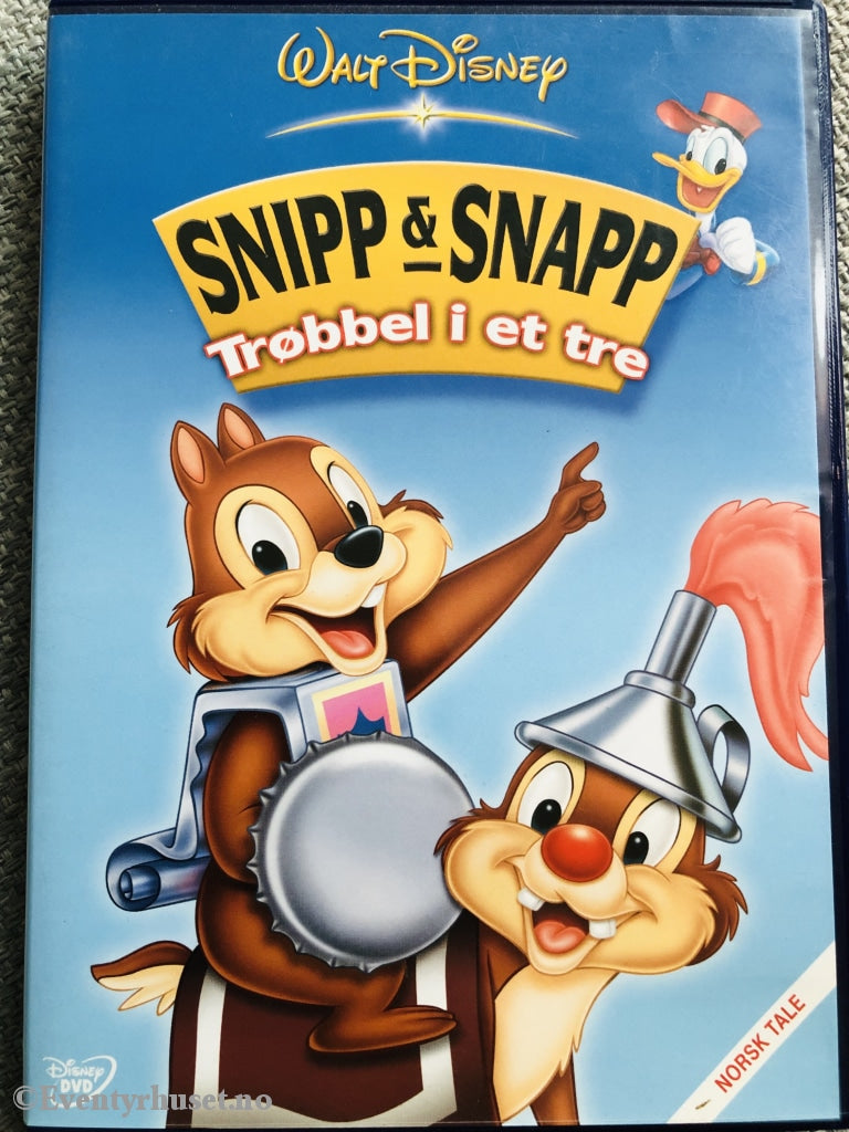 Disney Dvd. Snipp & Snapp. Trøbbel I Et Tre. 2004. Dvd