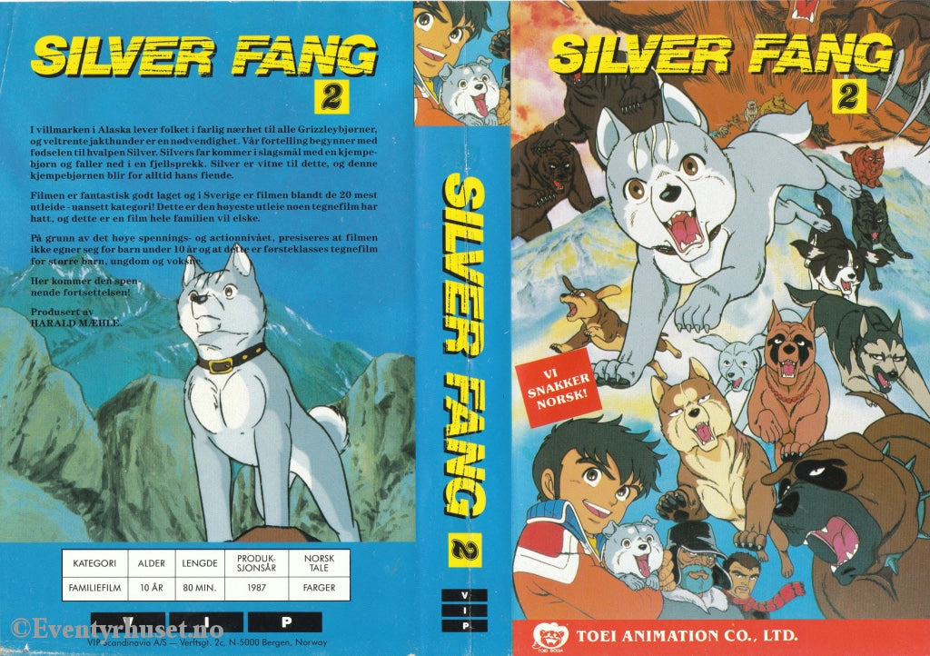 Download / Stream: Silver Fang. Vol. 2. 1987. Vhs Big Box. Norwegian Dubbing. Stream