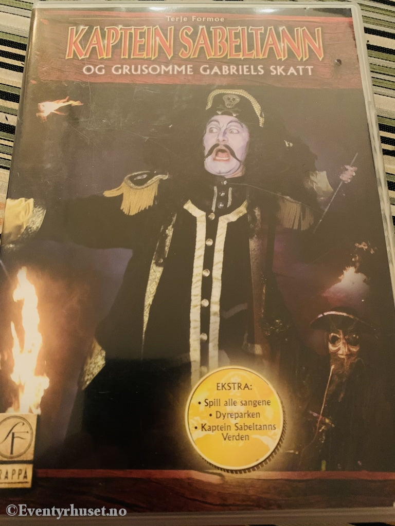 Kaptein Sabeltann Og Grusomme Gabriels Skatt. Med Ekstra. Dvd. Dvd