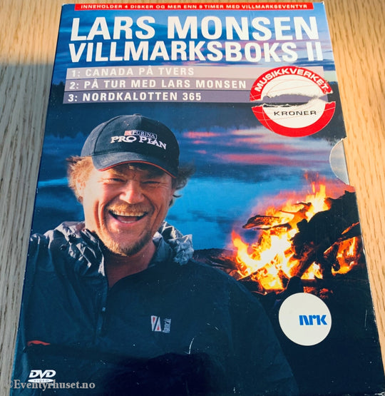 Lars Monsen Villmarksboks Ii (Nrk). Dvd Samleboks.