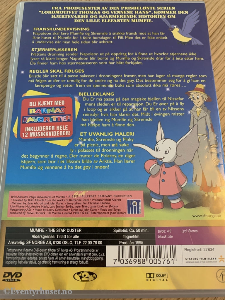 Mumfie. 1995. Stjernepusseren. Dvd. Dvd