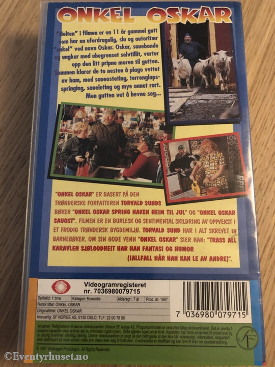 Onkel Oskar. En Herlig Norsk Folkekomedie! 1997. Vhs. Vhs