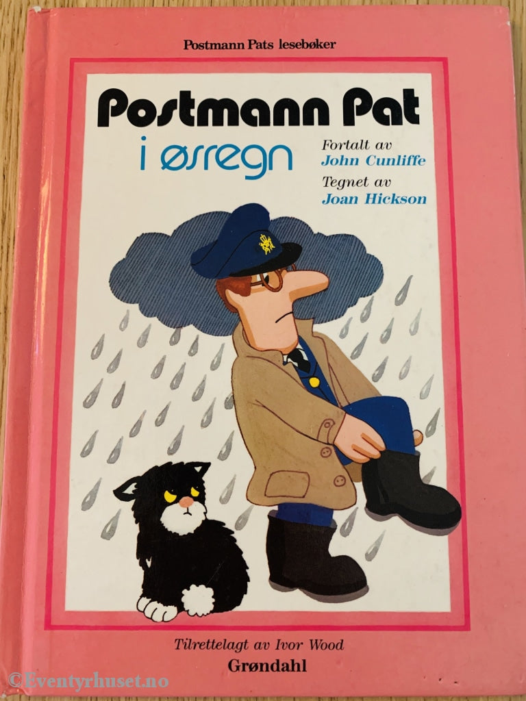 Postmann Pat I Øsregn. 1987. Fortelling