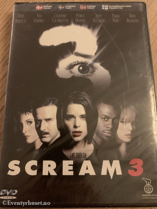 Scream 3. 1999. Dvd. Dvd