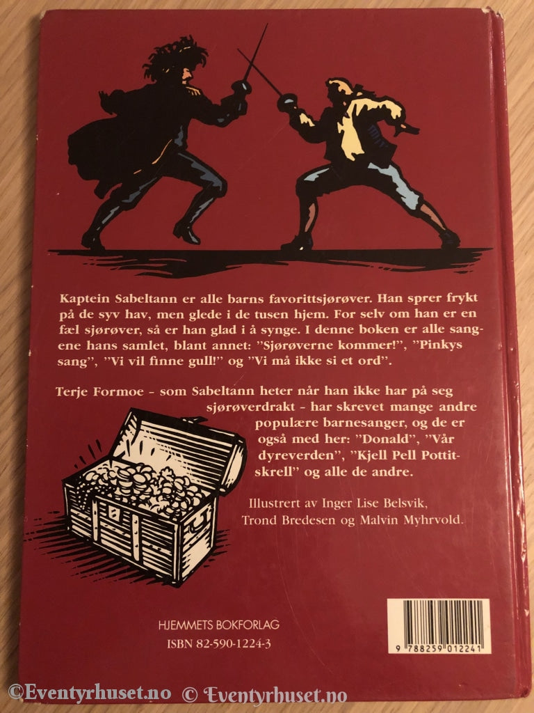 Terje Formoe. 1993. Kaptein Sabeltann Og 24 Andre Sanger. Fortelling
