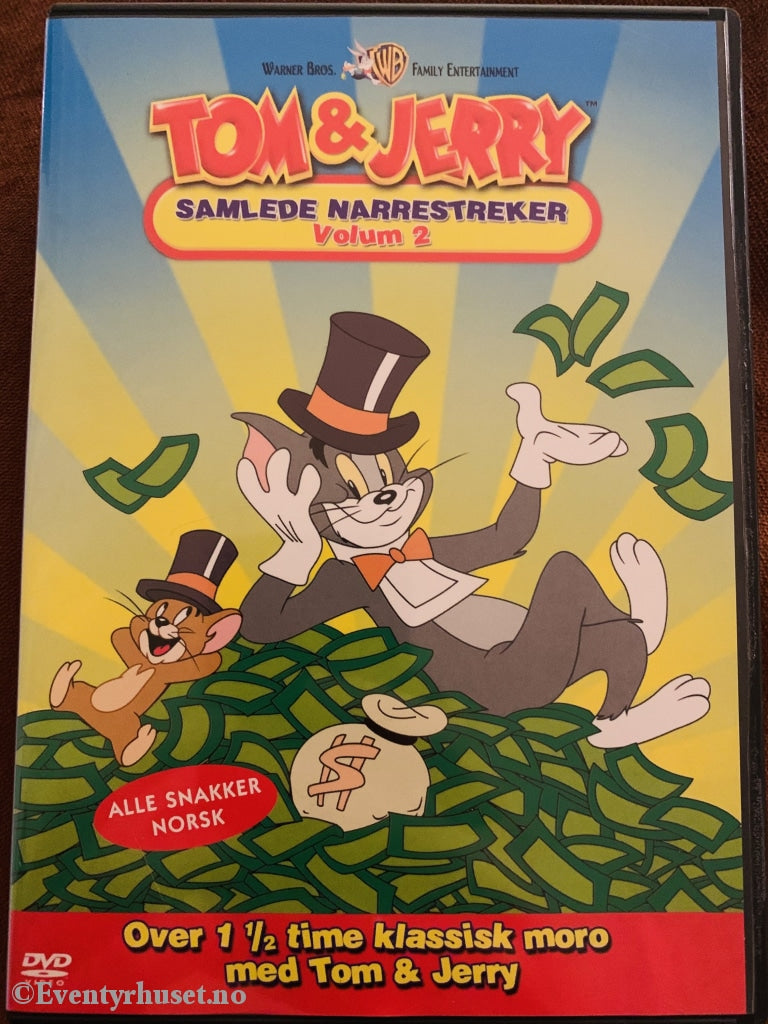 Tom & Jerry. Samlede Narrestreker. Vol. 2. 2003. Dvd. Dvd
