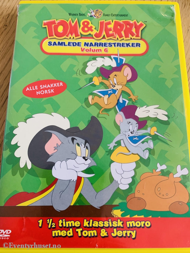 Tom & Jerry. Samlede Narrestreker. Vol. 6. 2003. Dvd. Dvd