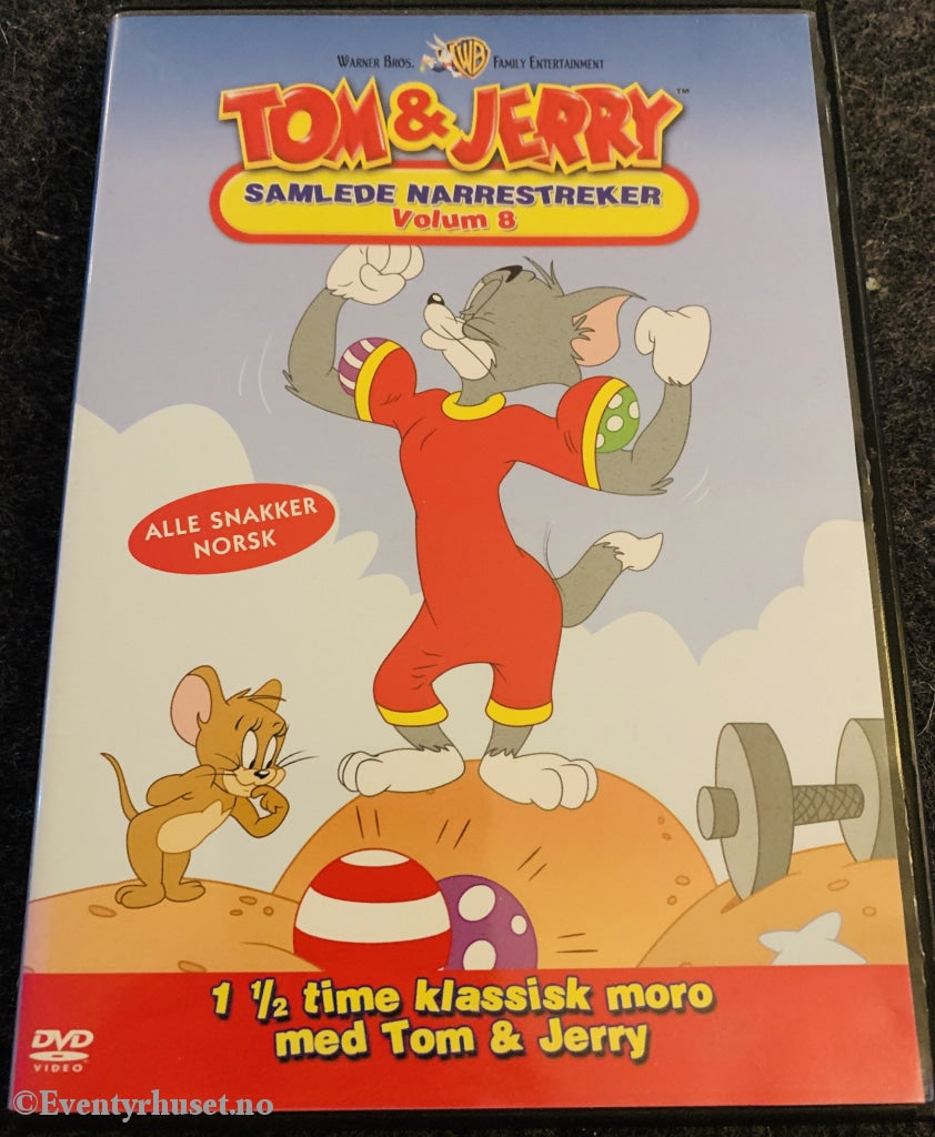 Tom & Jerry. Samlede Narrestreker. Vol. 8. 2003. Dvd. Dvd