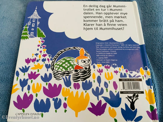 Tove Jansson. Mummitrollet Går Seg Vill. En Klaffebok. Fortelling