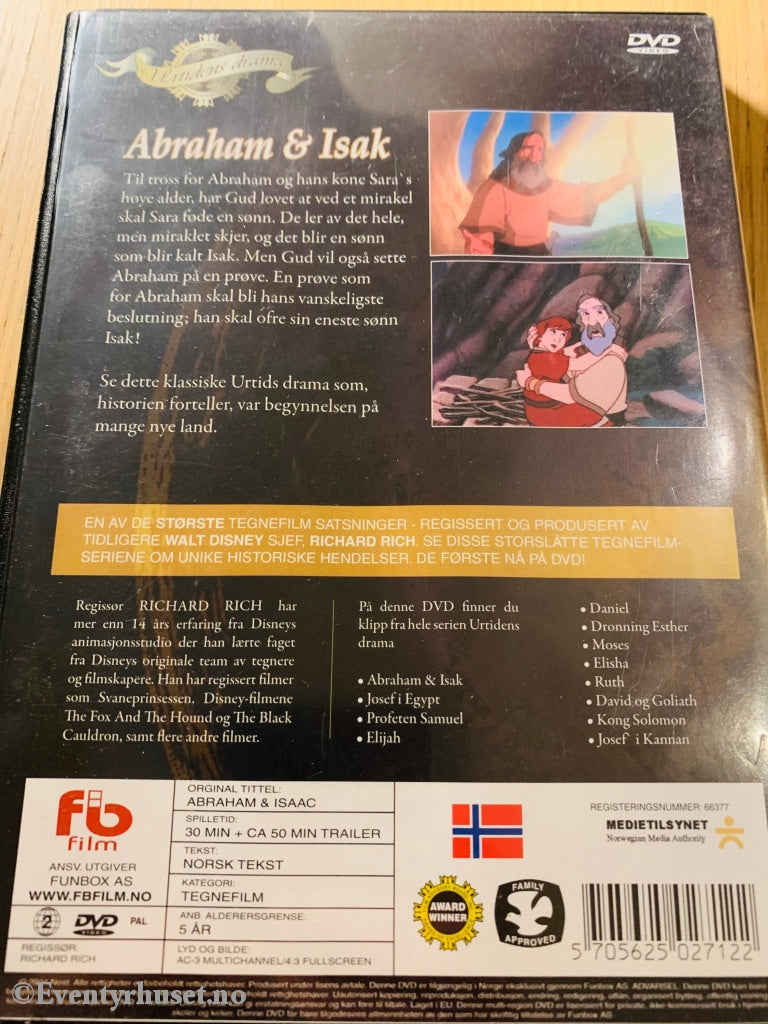 Urtidens Drama. Abraham & Isak. Dvd. Dvd